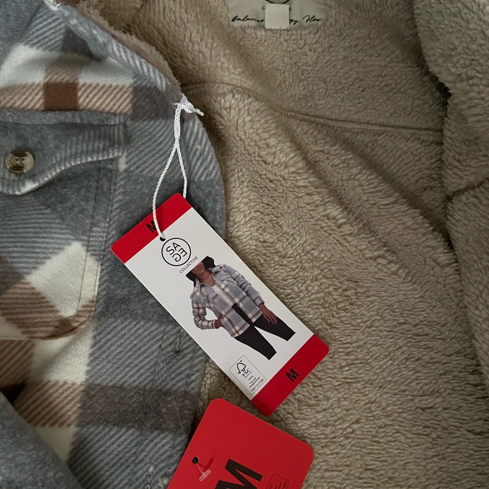 Plush shirt Jacket